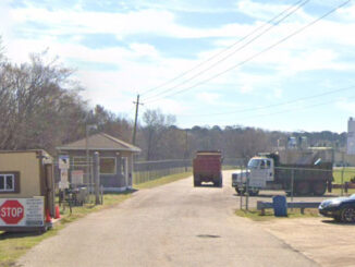 OB Curtis Water Treatment Security Gate in Jackson, Mississippi (Image capture March 2022 ©2022)