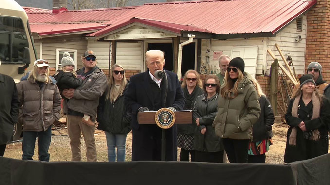 President Trump visits North Carolina (SOURCE: White House)