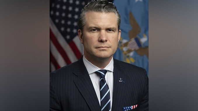 Secretary of War Pete Hegseth official portrait (SOURCE: Secretary of War)
