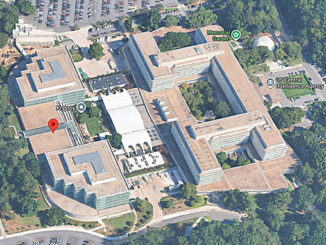 CIA aerial view over McClean, Virginia (SOURCE: Imagery ©2026 Vexcel Imagin US, Inc., Imagery ©2026 Airbus, Maxar Technologies, Vexcel Imaging, US, Inc. Map data ©2026 Google)