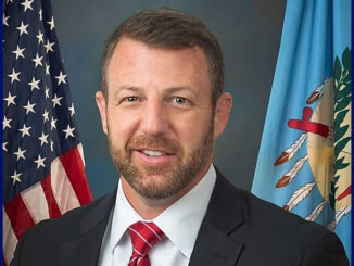 Markwayne Mullin, nominated on March 5, 2026 to serve as United States Secretary of Homeland Security, succeeding Kristi Noem (SOURCE: United State Senate portrait)